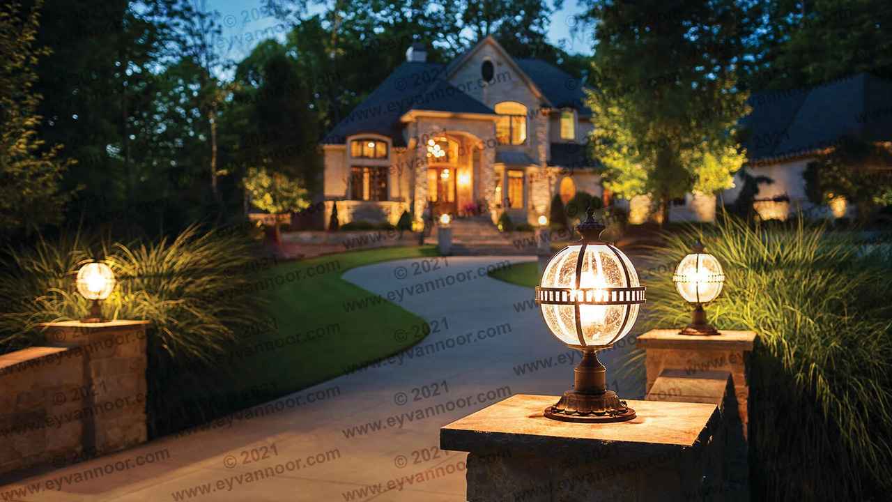 چراغ حیاطی ارزان و باکیفیت